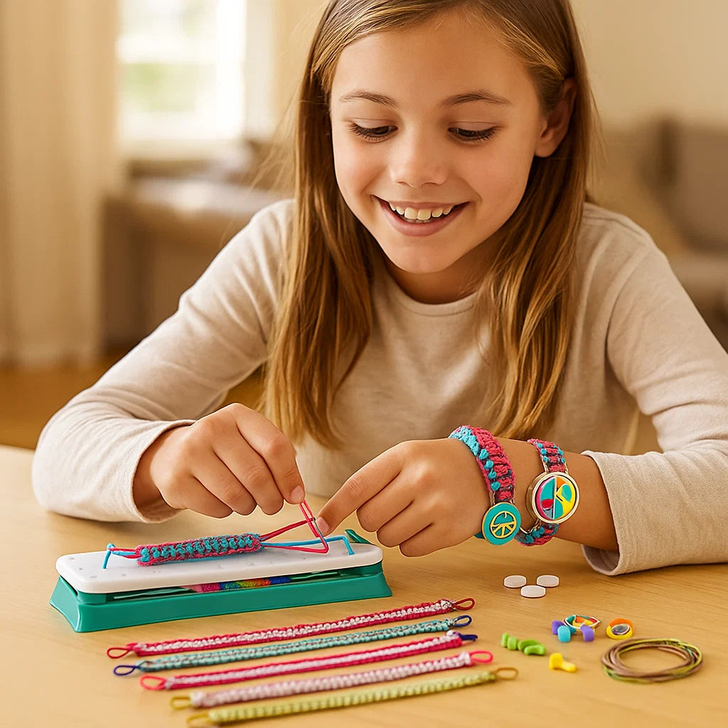 Kreativt armbandsflätset
