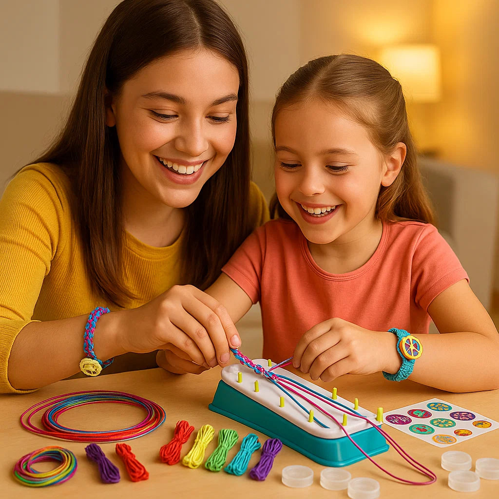Kreativt armbandsflätset