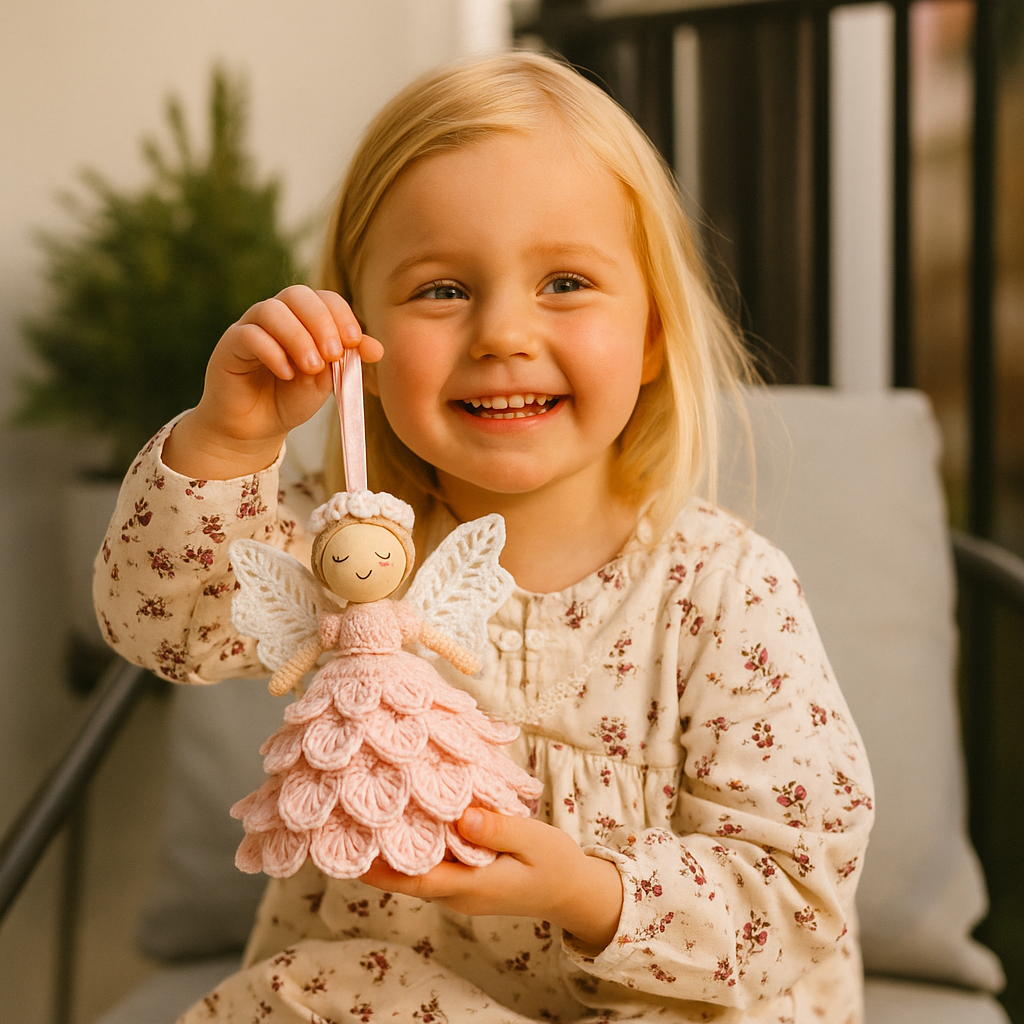 Virkade änglar – gör-det-själv-set