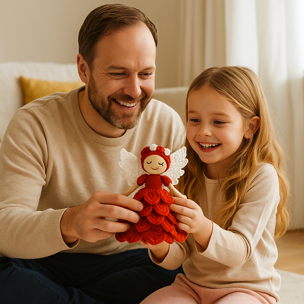 Virkade änglar – gör-det-själv-set