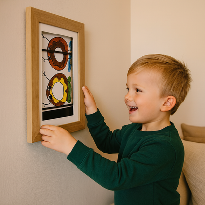 Fotoram – för upp till 150 teckningar