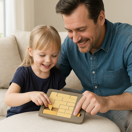 Klassiskt Tangram träpussel