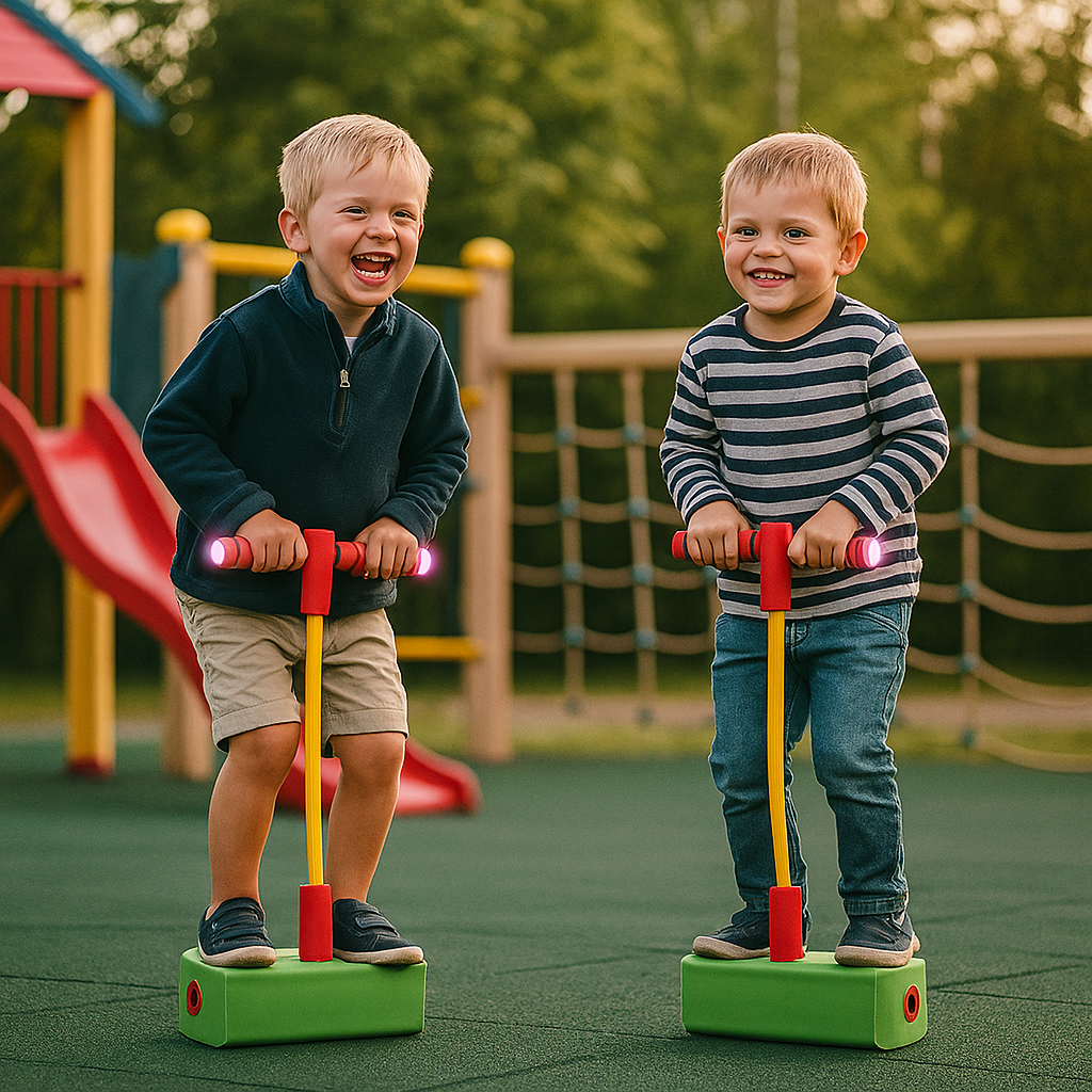 Barnens skum-Pogo-hoppare – Hoppleksak för inomhus och utomhus
