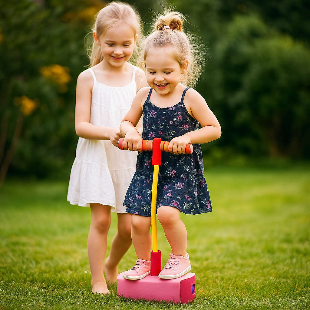 Barnens skum-Pogo-hoppare – Hoppleksak för inomhus och utomhus