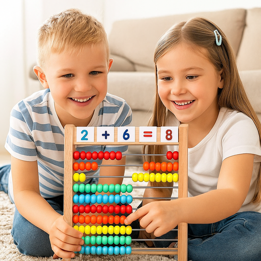 Träräknare för att lära sig räkna och beräkna