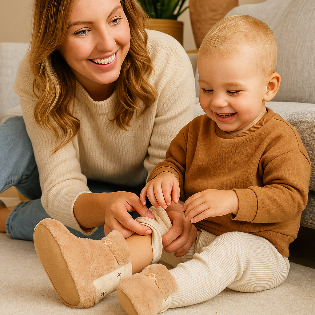 Mjuka sockskor för bebisar