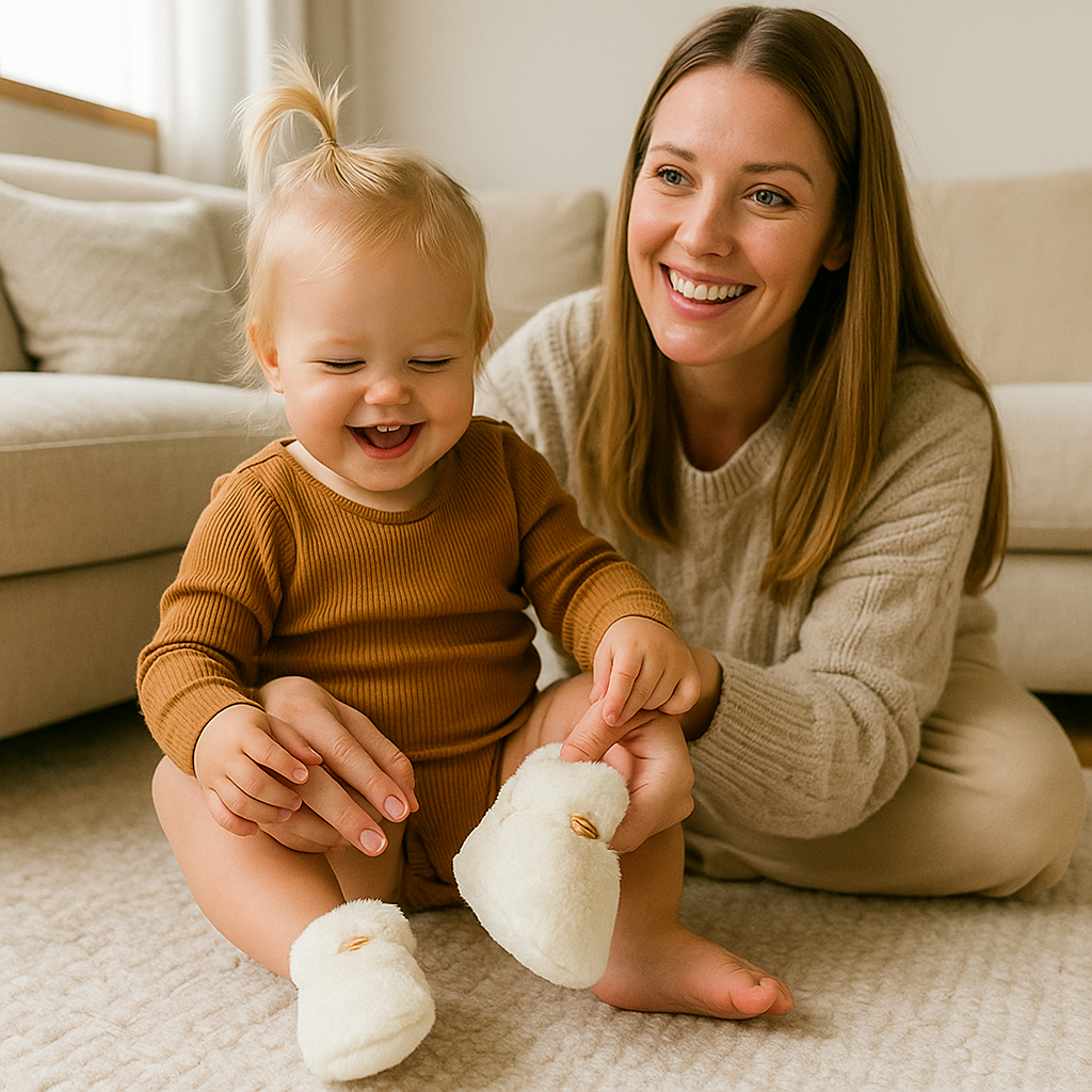 Mjuka sockskor för bebisar