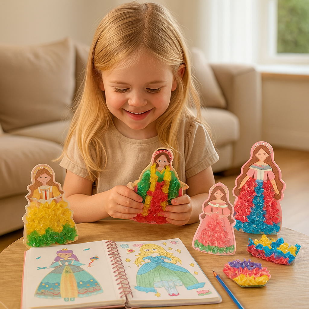 Prinsessornas målar- och pysselbok
