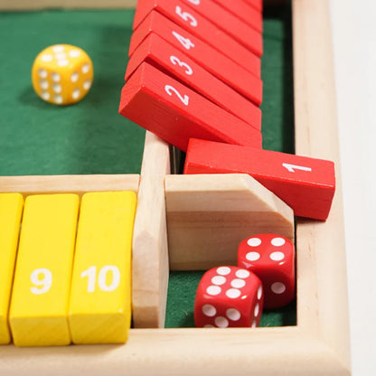 Familjespel Shut The Box – Set för 4 spelare