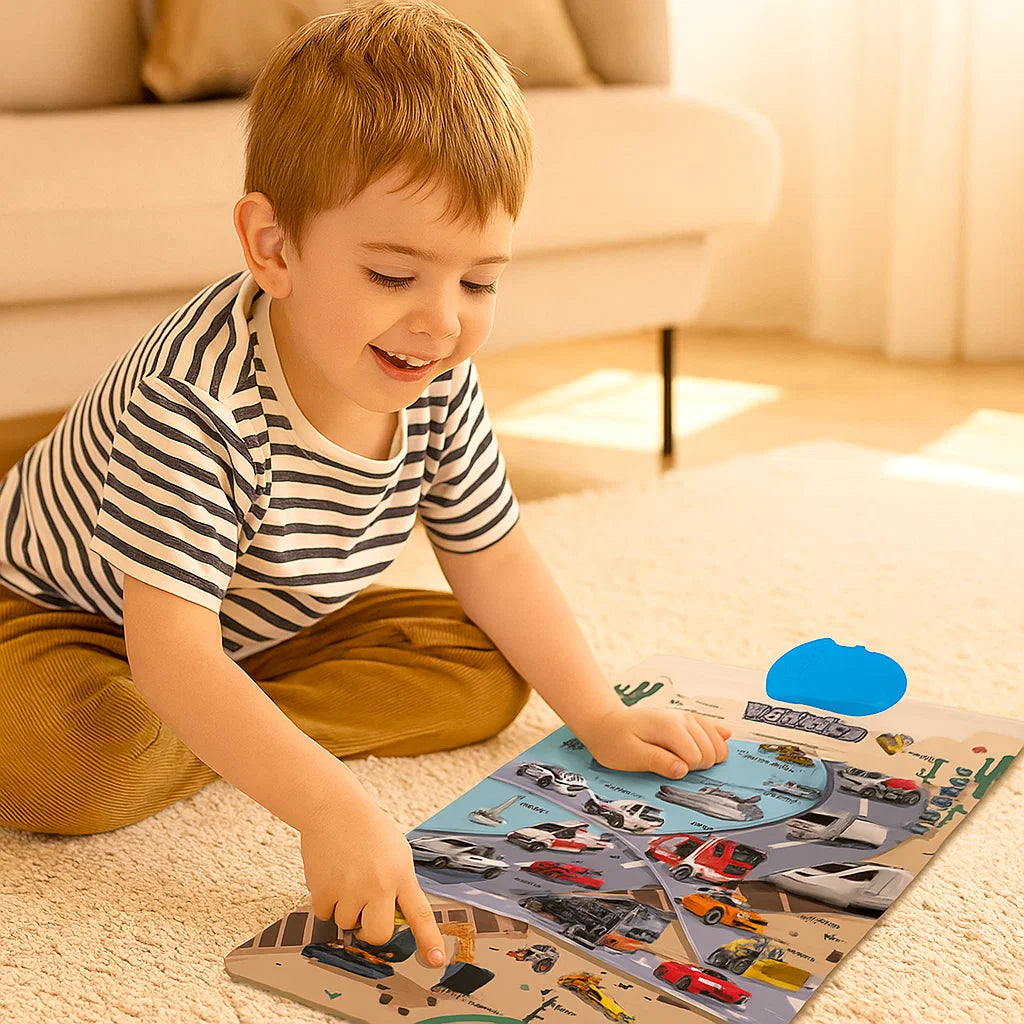 Talande engelsk inlärningstavla för barn