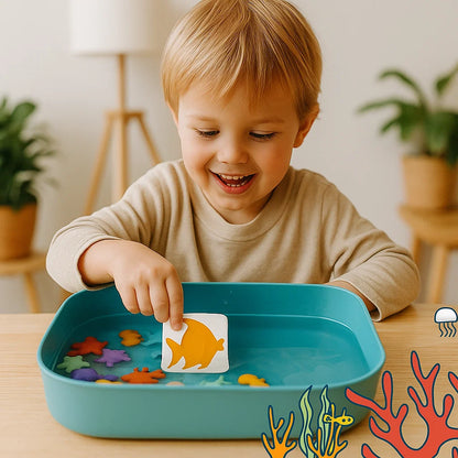 Magisk vattenleksak för barn | Kreativ DIY-sats för att göra flytande djur i vatten