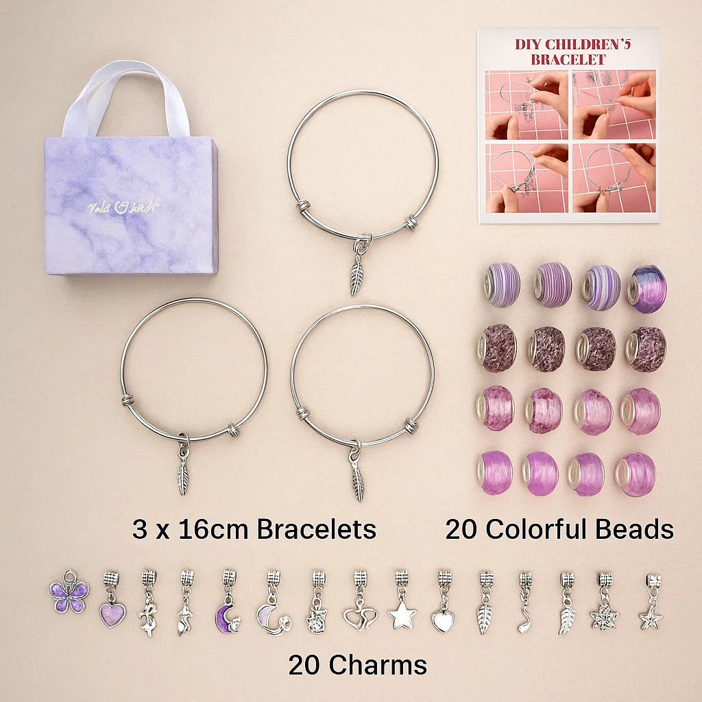 DIY-kit för att göra charmarmband ⎜ Smyckestillverkningsset