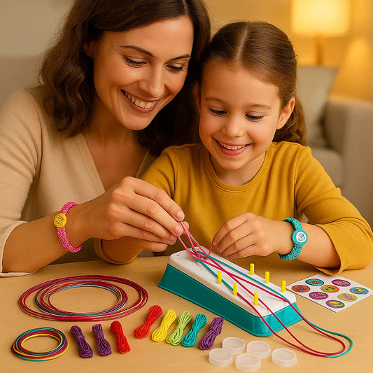 Kreativt armbandsflätset