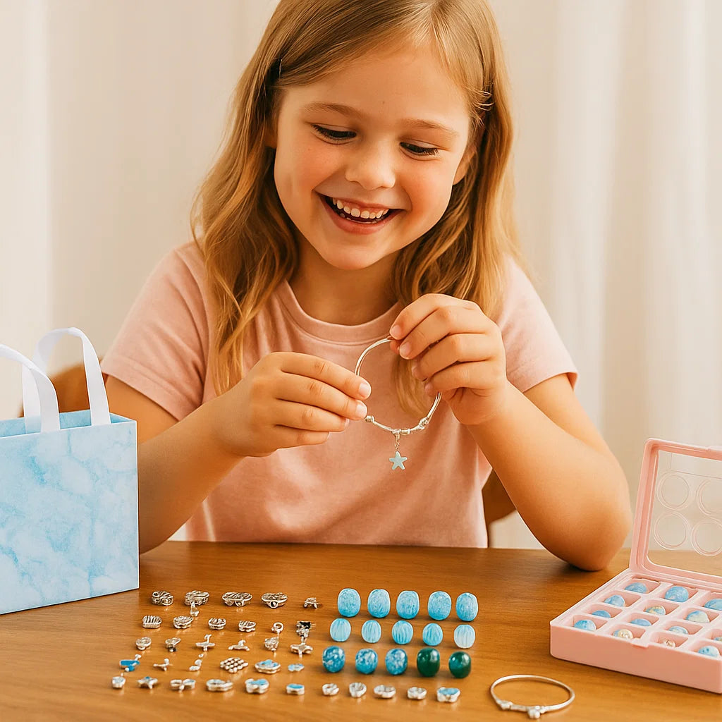 DIY-kit för att göra charmarmband ⎜ Smyckestillverkningsset