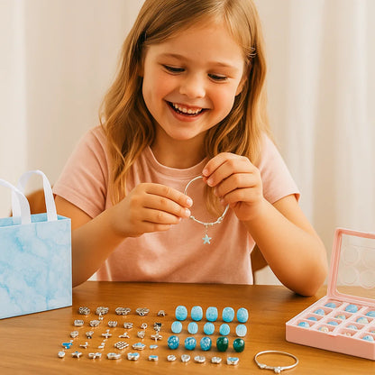 DIY-kit för att göra charmarmband ⎜ Smyckestillverkningsset