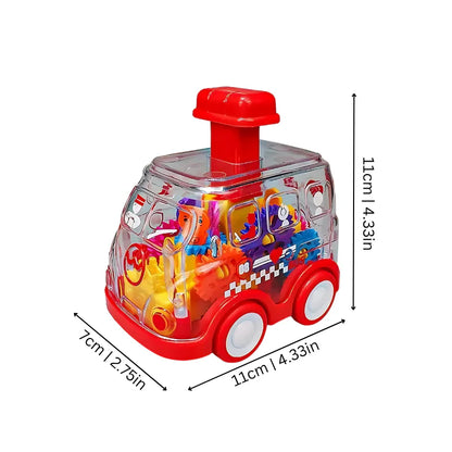 Tryck och kör – Kugghjulsbilar