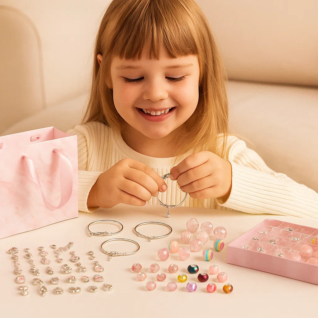 DIY-kit för att göra charmarmband ⎜ Smyckestillverkningsset