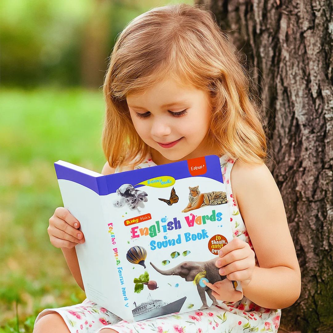 Talande engelsk inlärningsbok för barn