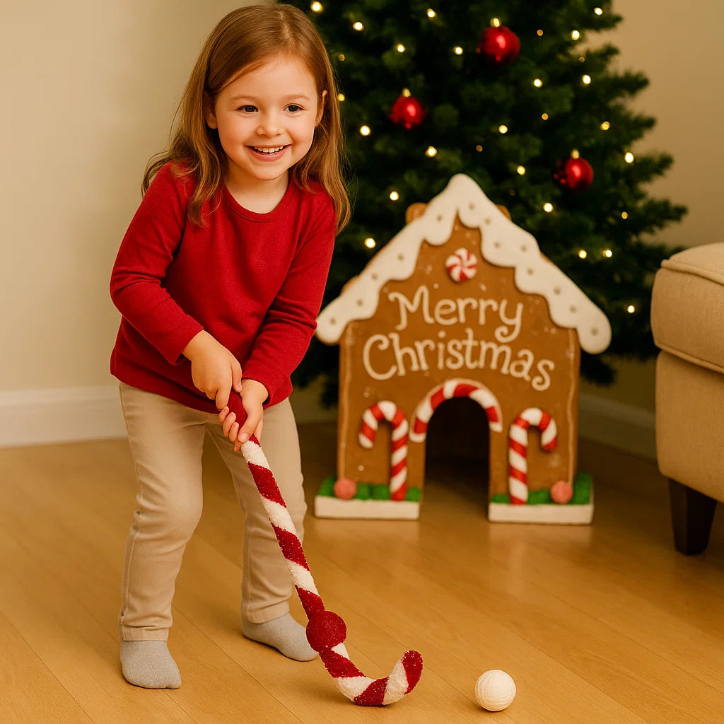 Pepparkaks mini golf julleksak