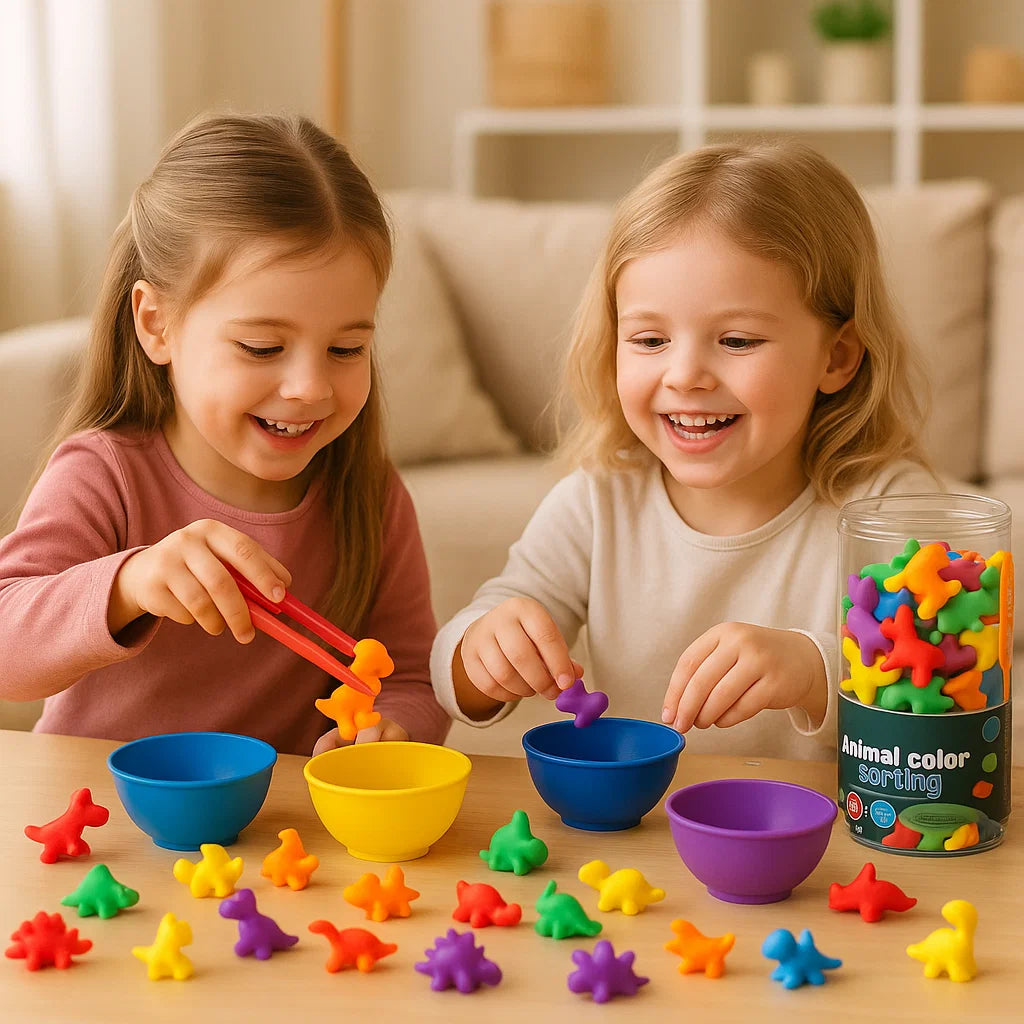 Montessori färgsorteringsspel