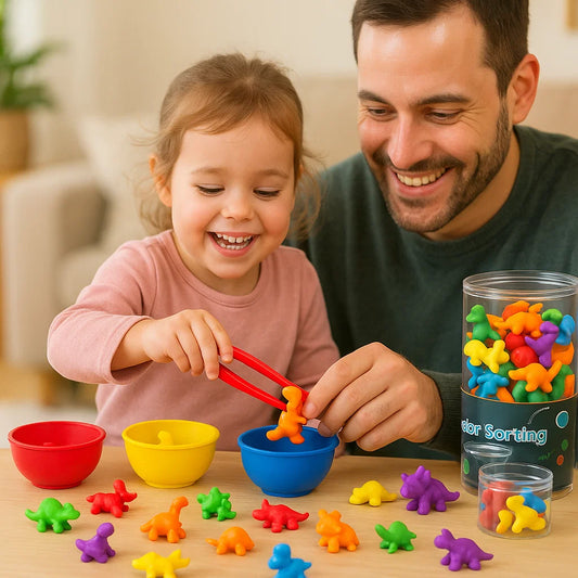 Montessori färgsorteringsspel