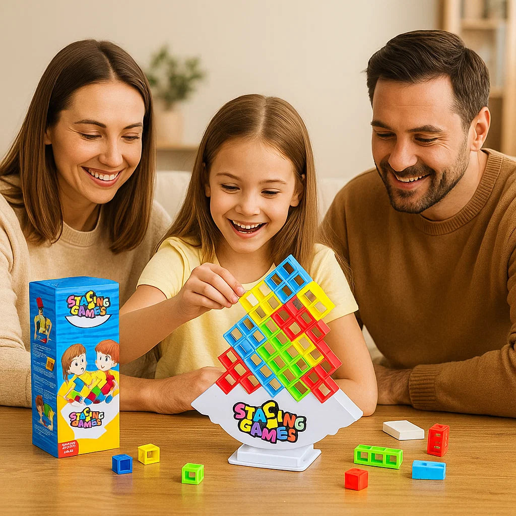 Stapeltorn balansspel