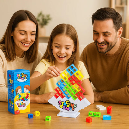 Stapeltorn balansspel