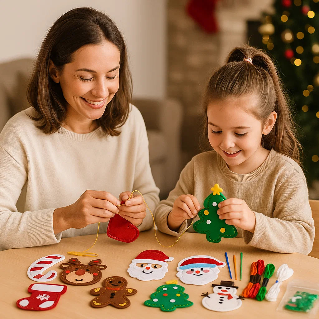 Säkert Julset i Filt för Eget Sömnadsprojekt