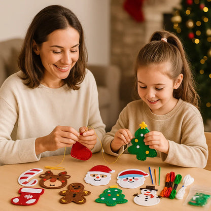 Säkert Julset i Filt för Eget Sömnadsprojekt