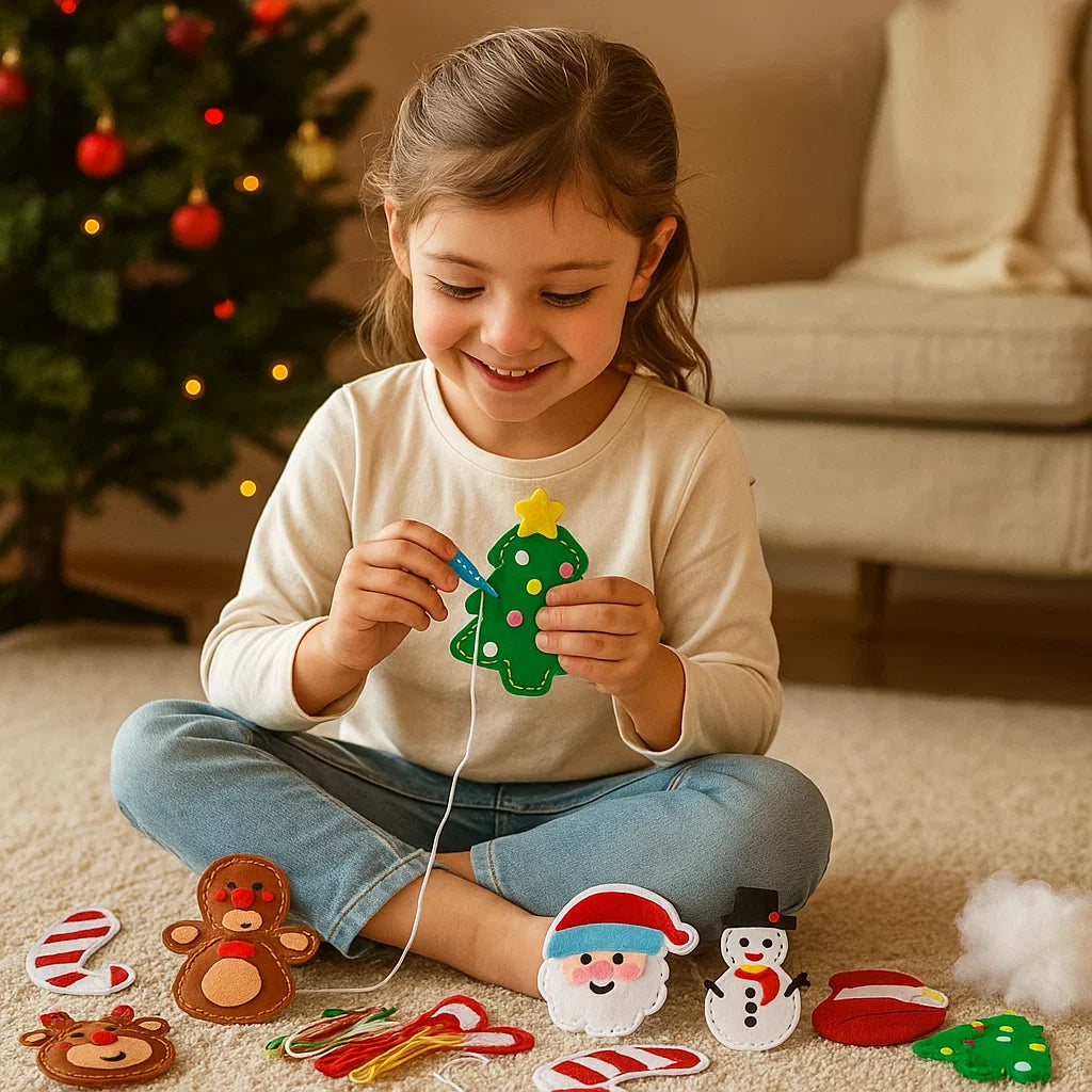 Säkert Julset i Filt för Eget Sömnadsprojekt