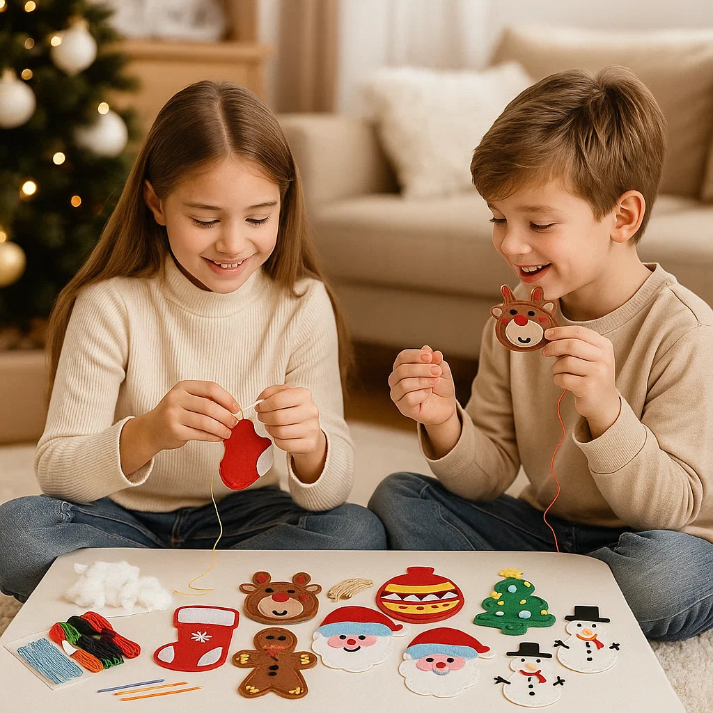 Säkert Julset i Filt för Eget Sömnadsprojekt