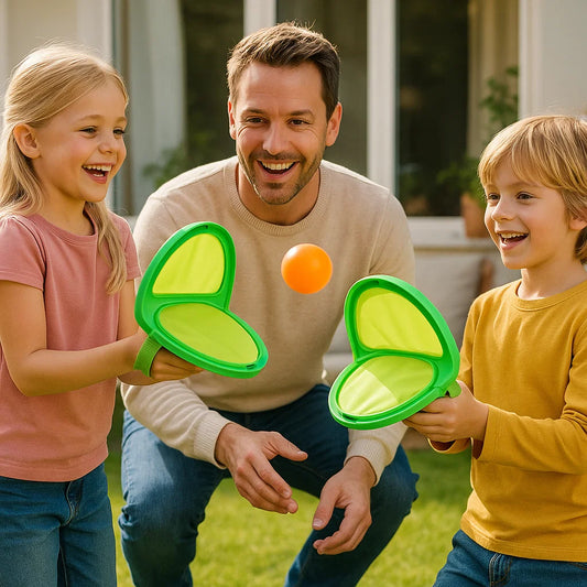 Roligt fångbollsspel