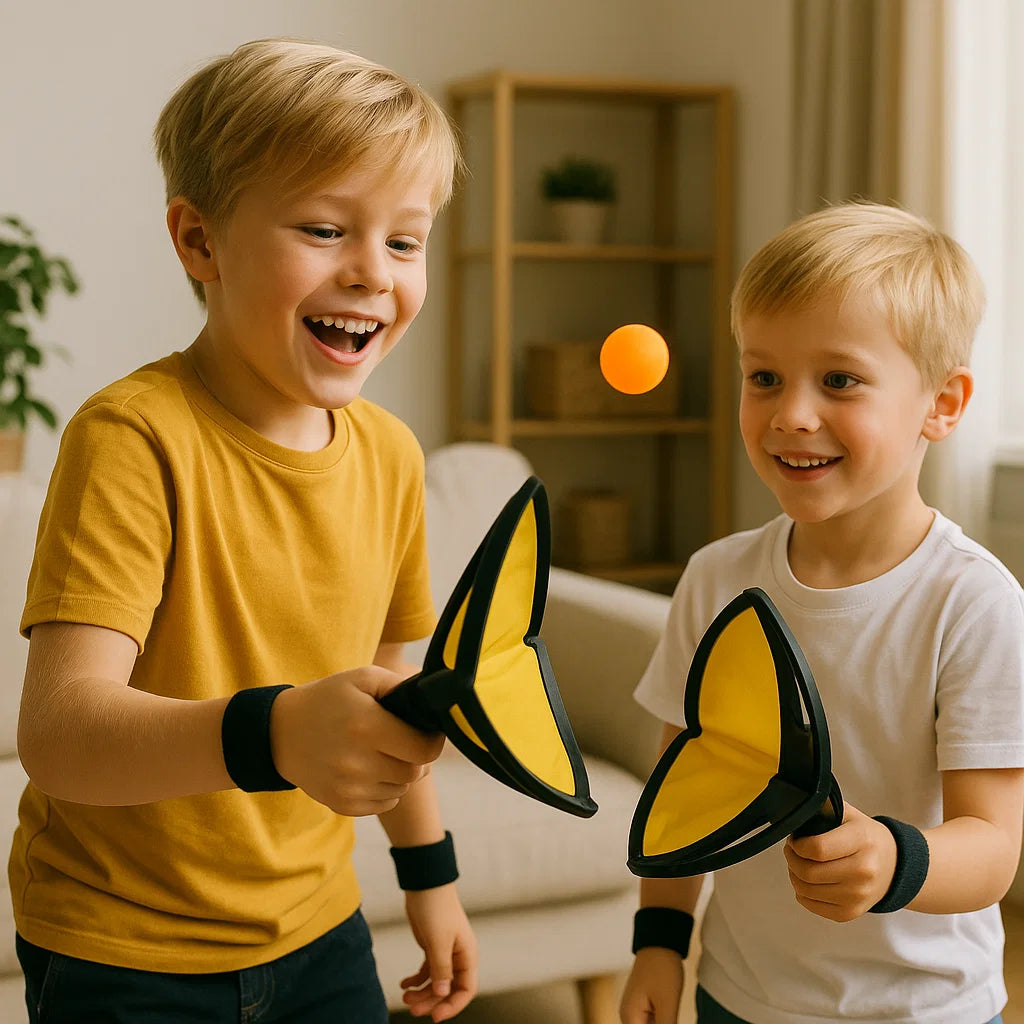 Roligt fångbollsspel