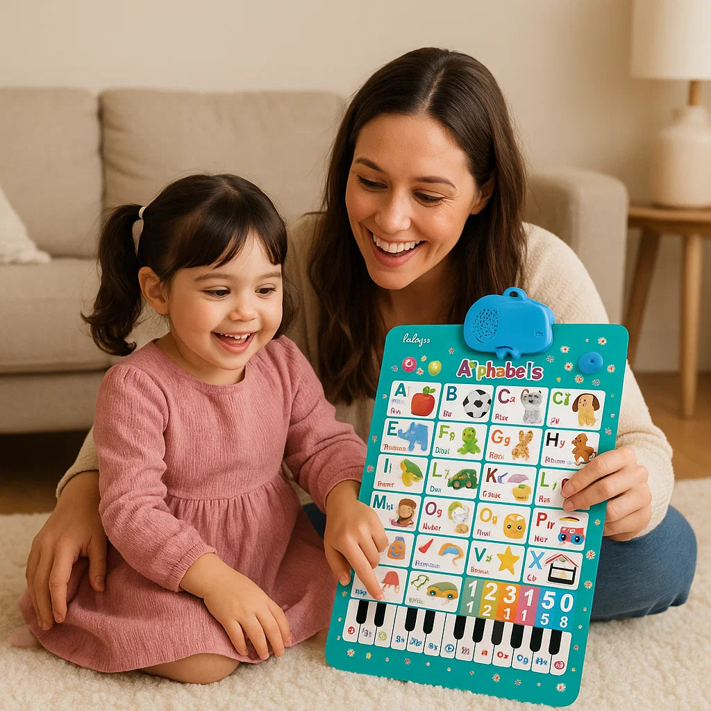 Talande engelsk inlärningstavla för barn