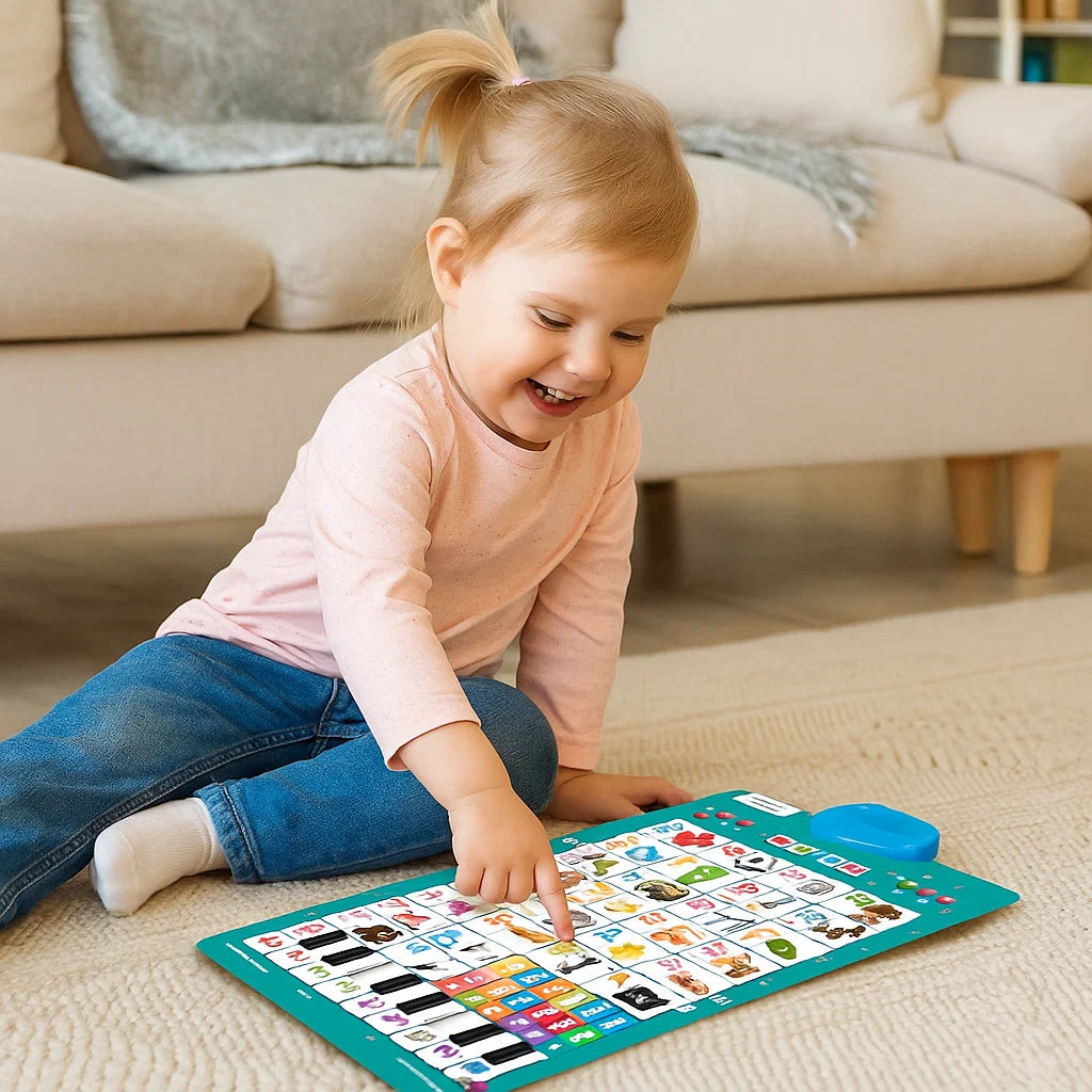 Talande engelsk inlärningstavla för barn