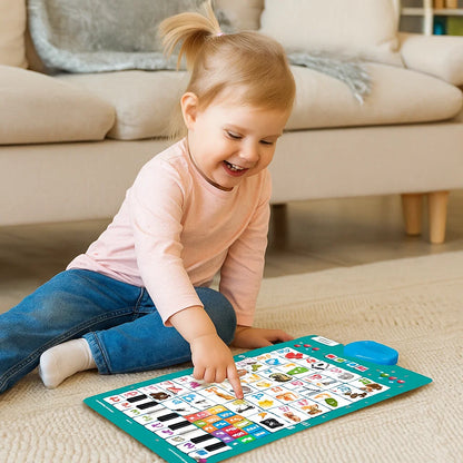 Talande engelsk inlärningstavla för barn