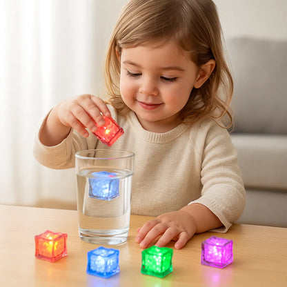 Lysande badkuber – leksak för barn, 6-pack