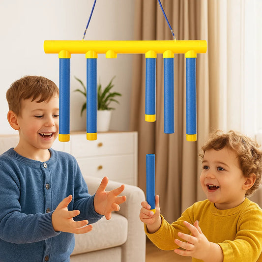 Fallande pinnar – reaktionsspel för barn