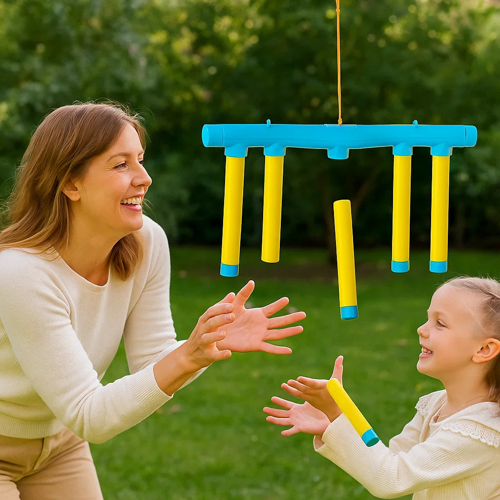 Fallande pinnar – reaktionsspel för barn