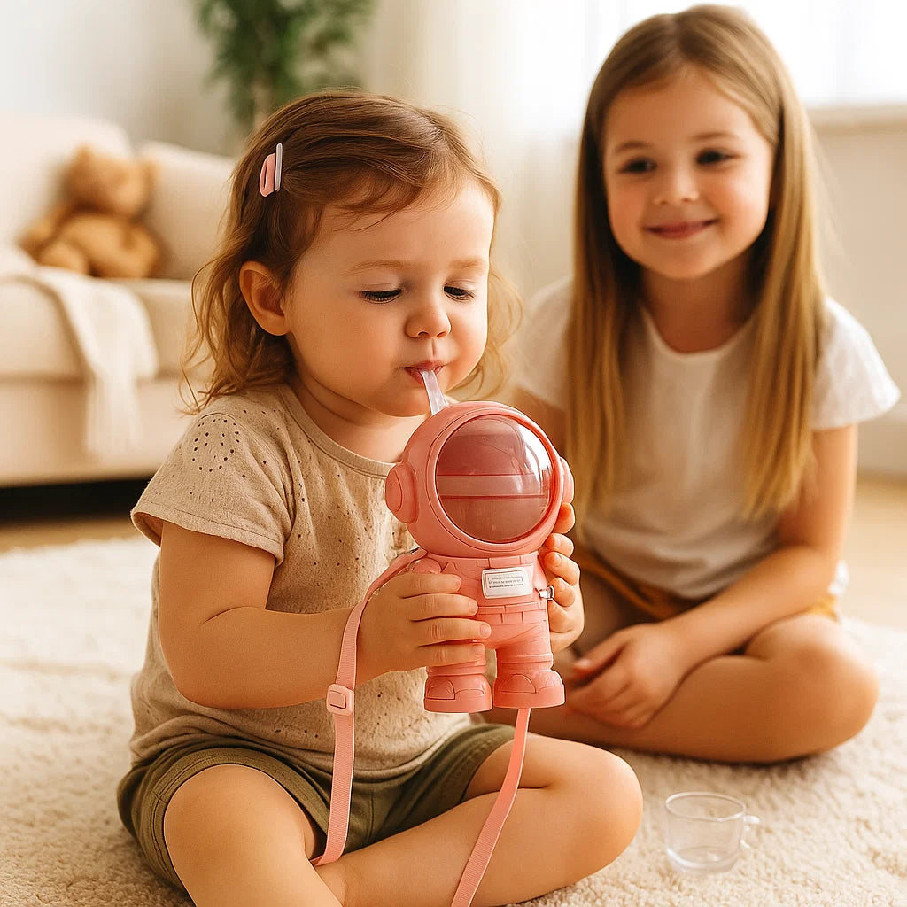 Astronaut-vattenflaska för barn