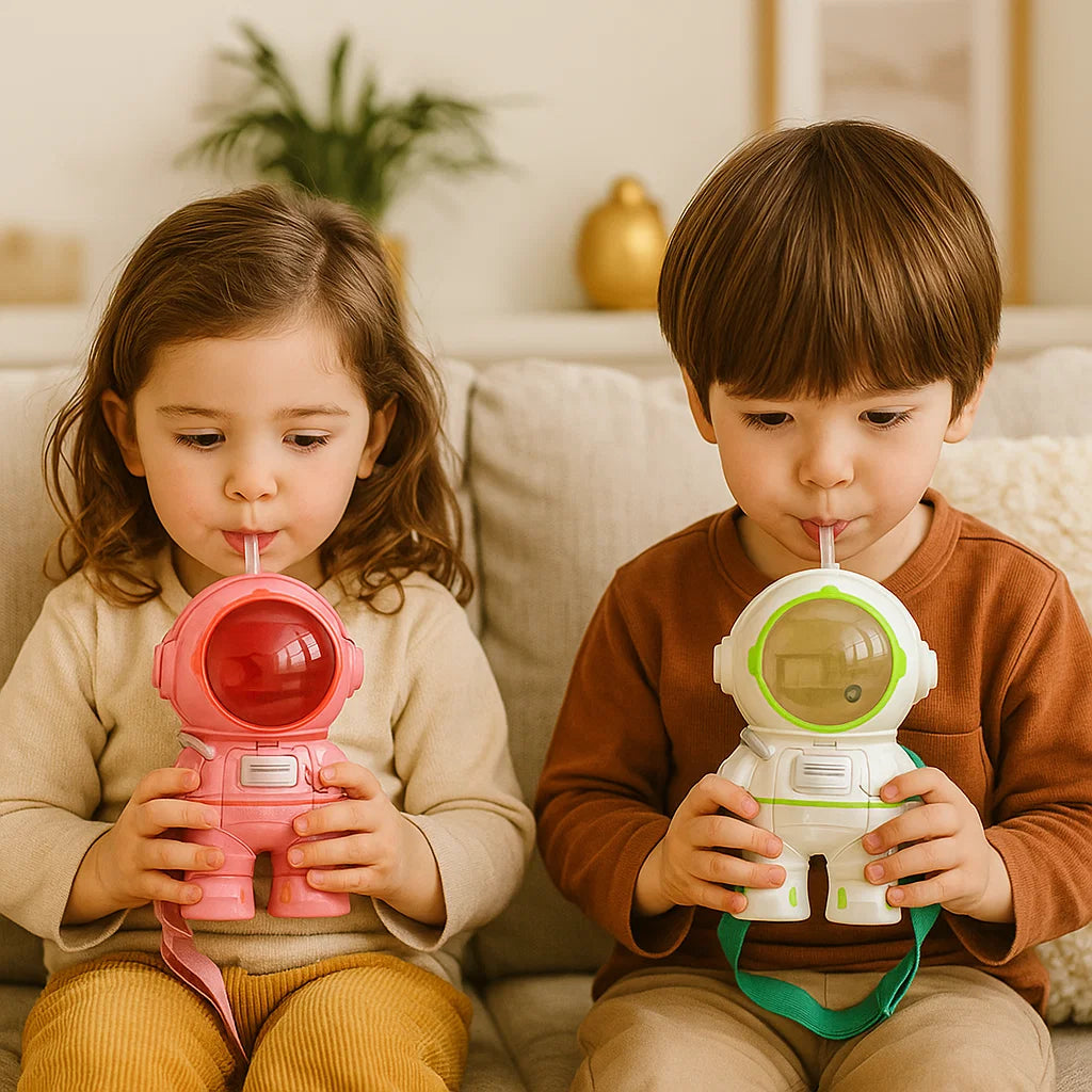 Astronaut-vattenflaska för barn