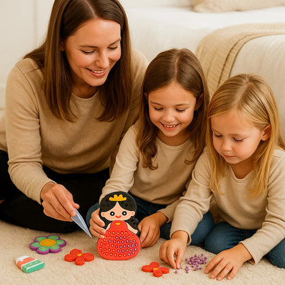 Förtrollande pärlmålning – DIY-set för barn