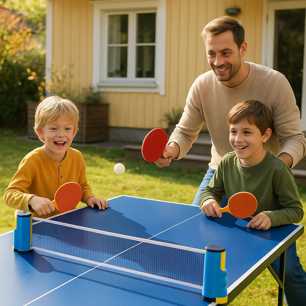 Justerbart pingisset – passar på varje bord!