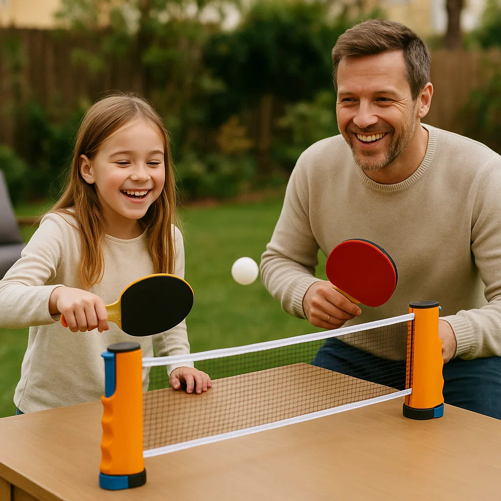Justerbart pingisset – passar på varje bord!