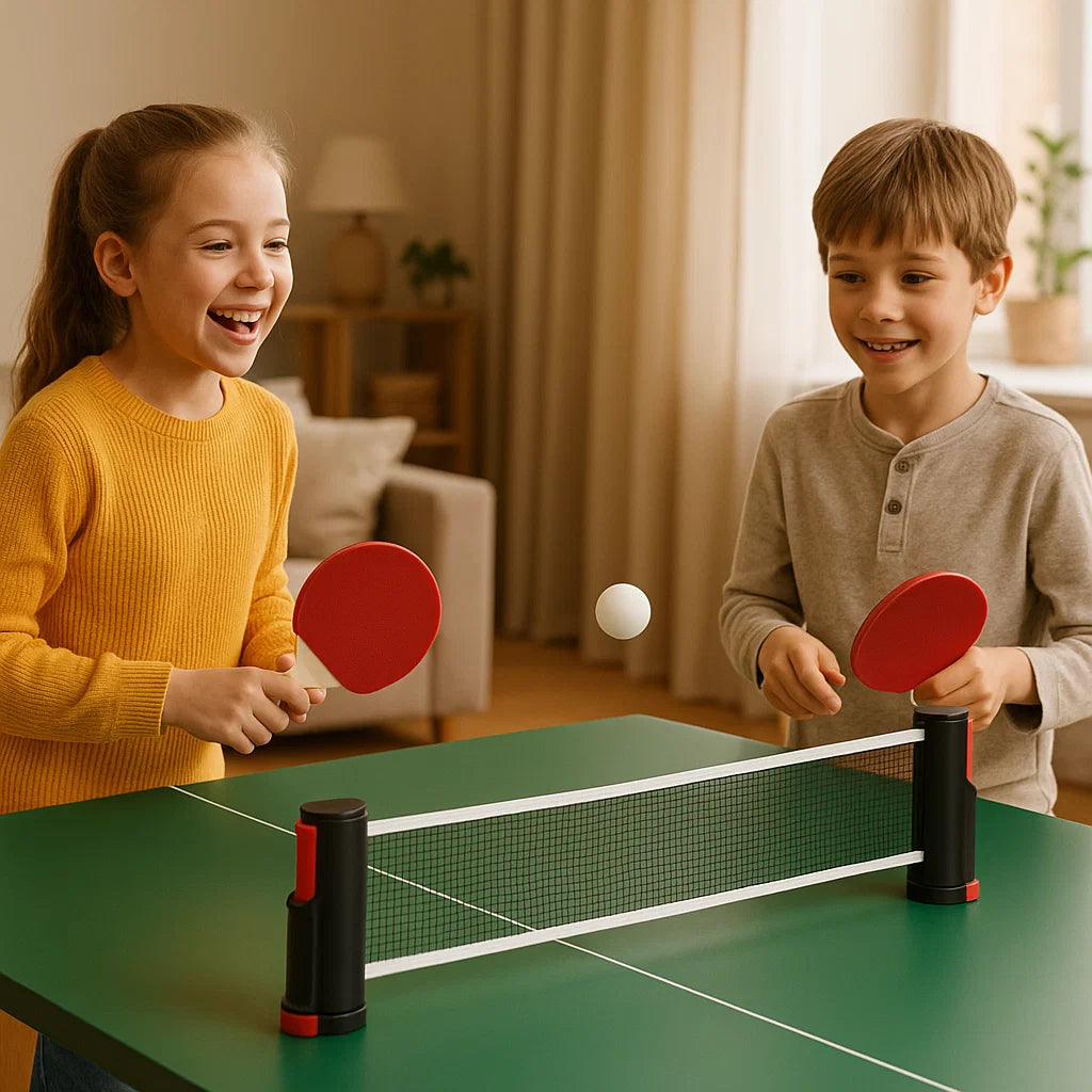 Justerbart pingisset – passar på varje bord!