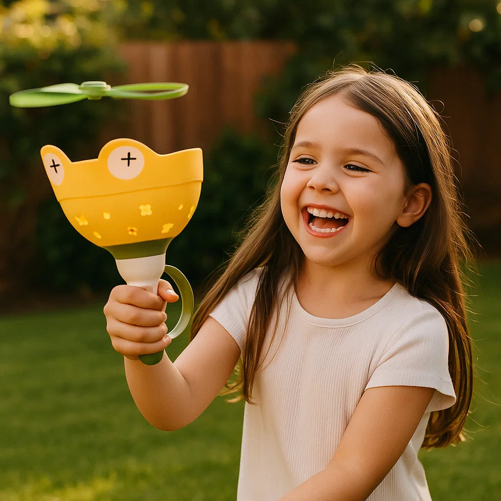 Flygpropeller-leksak med snurstartare