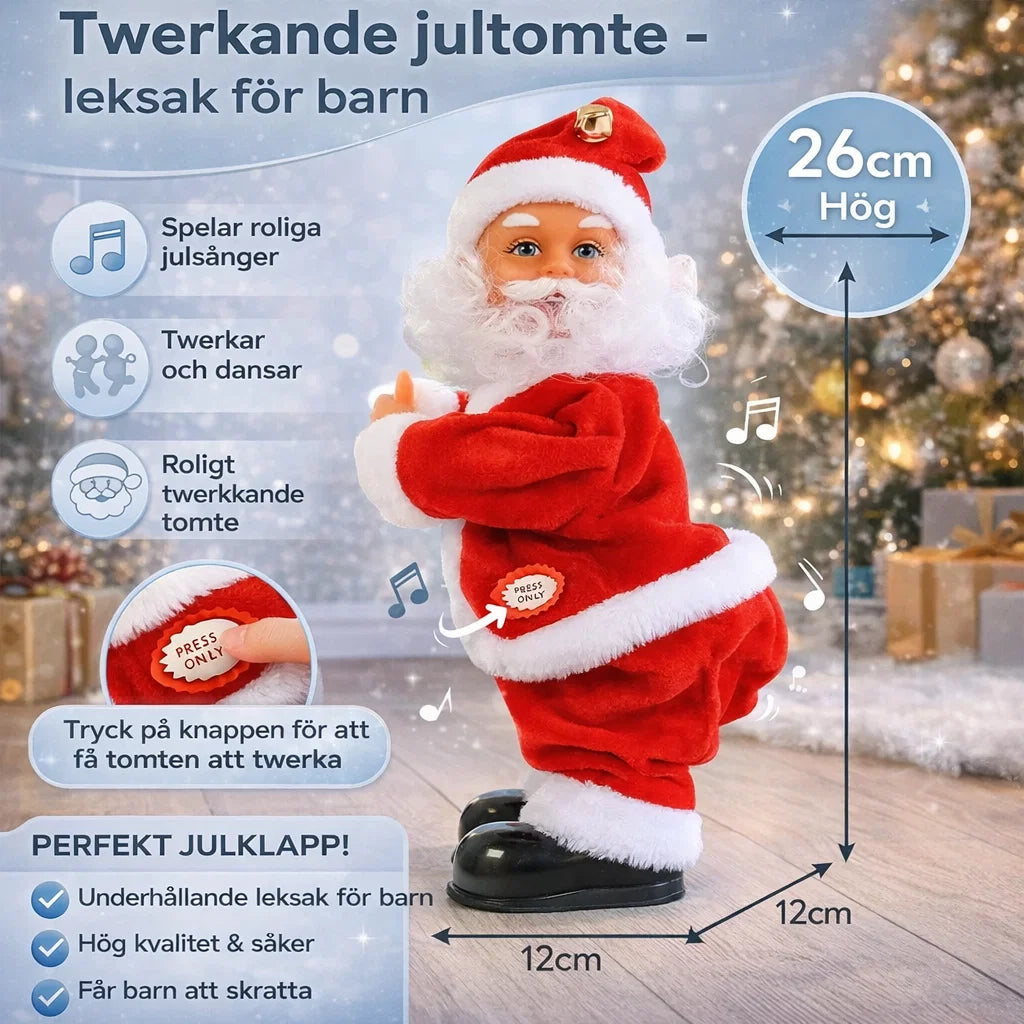 Twerkande jultomte – leksak för barn