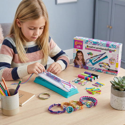 Kreativt armbandsflätset