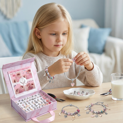 DIY-kit för att göra charmarmband ⎜ Smyckestillverkningsset