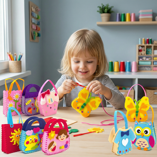 Säkert filtväskset för egen sömnad